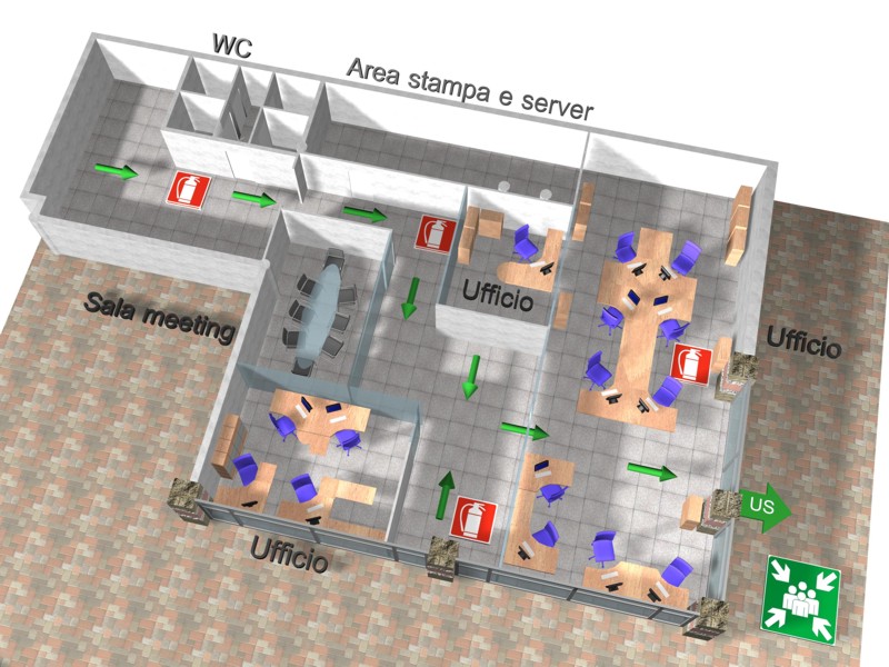 piano di emergenza ed evacuzione